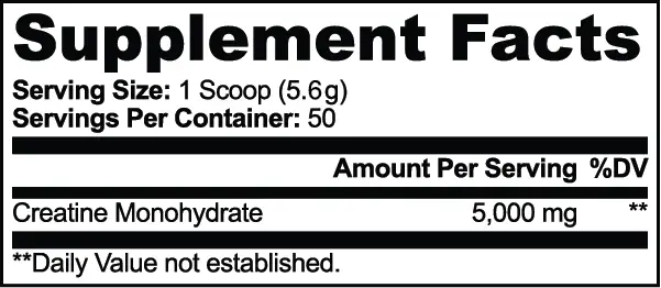 Creatine Monohydrate 5 Creatine Monohydrate