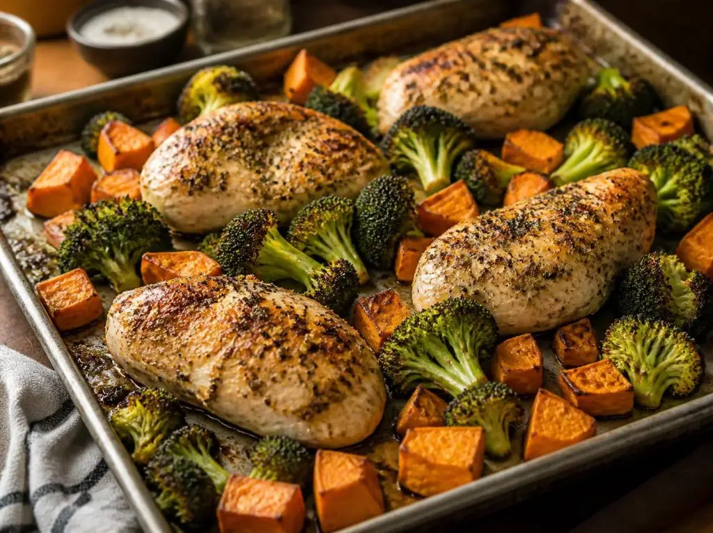 chicken breast with brocolli